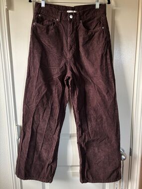 BDG Corduroy High & Wide Brown Jeans Urban Outfitters Women’s Pants size 29